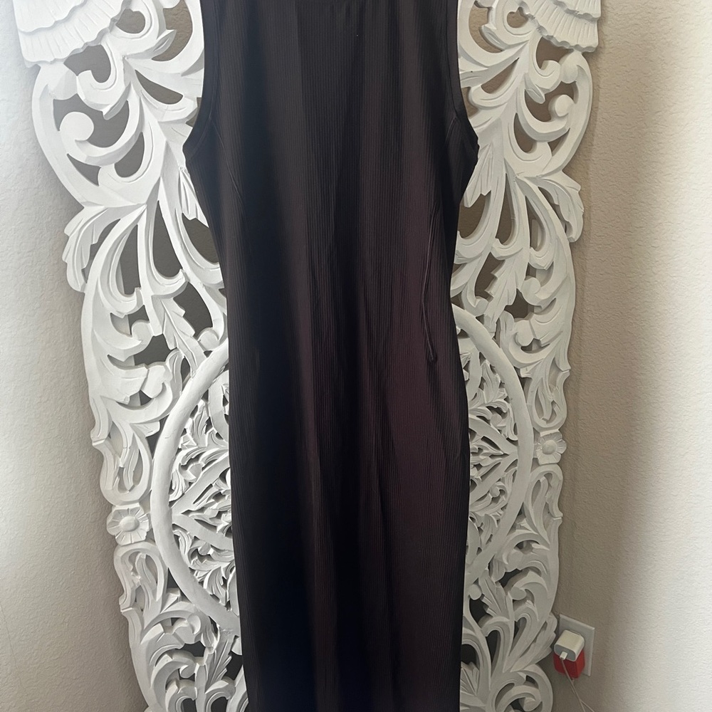 Lululemon | All Aligned Ribbed Midi Dress size 6 - Picture 3 of 11